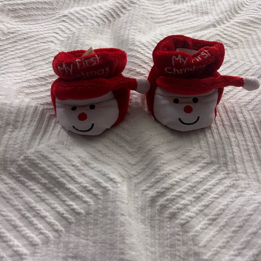 My First Christmas‎ Baby Booties